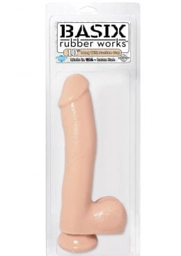 Basix Dong Suction Cup 10 Inch Flesh