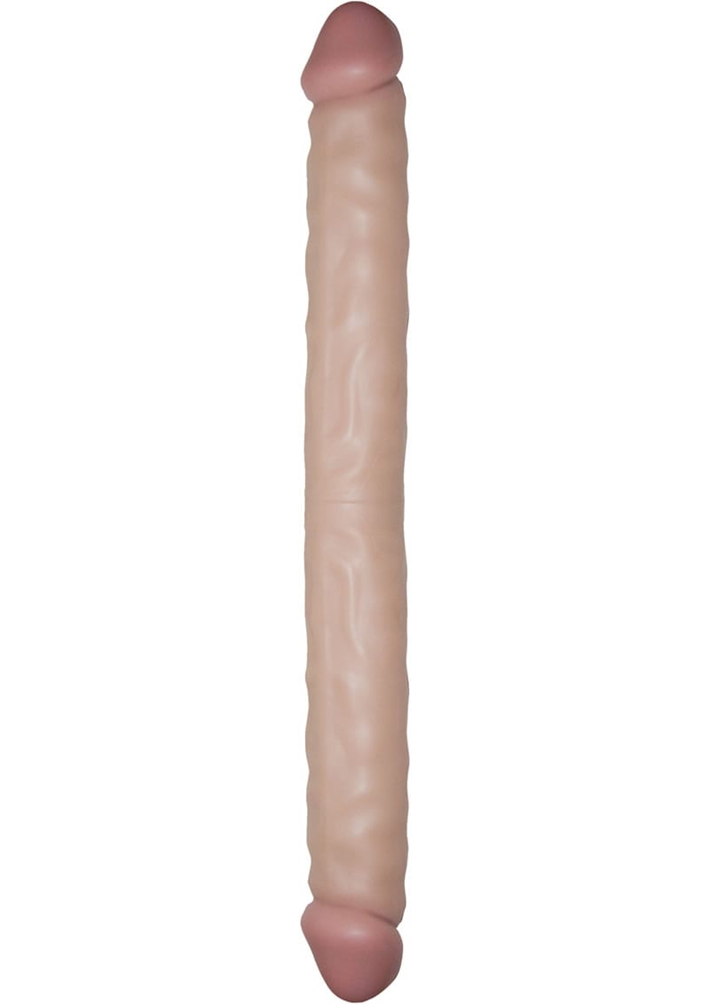 Real Skin All American Whoppers Double Dong 18 Inch Waterproof Flesh