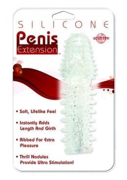 Silicone Penis Extension 5.5 Inch Clear