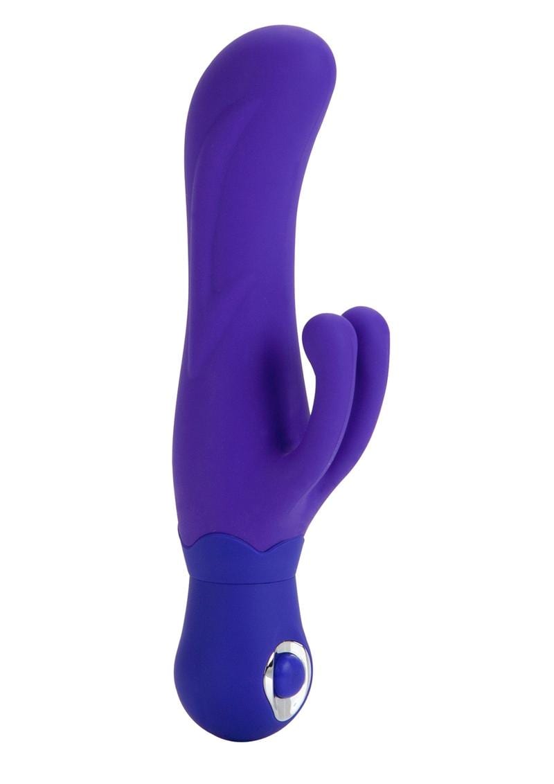 Silicone Double Dancer Vibrator Waterproof Purple
