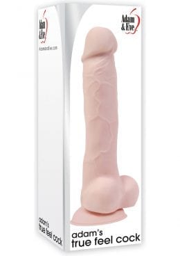 Adam and Eve Adam`s True Feel Cock Dildo Flesh 7 Inch