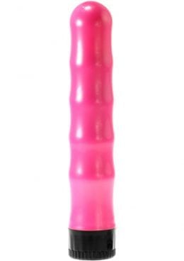 Minx Silencer Rippled Vibrator Pink 7 Inch