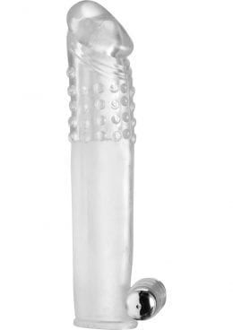 Size Matters Penis Vibro Sleeve With Bullet Clear