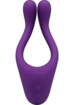 Tryst Rechargeable Multi Erogenous Zone Silicone Massager Waterproof Purple