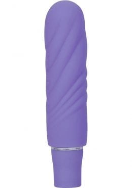 Luxe Nimbus Mini Multifuction Vibe Silicone Waterproof Periwinkle 4.75 Inch