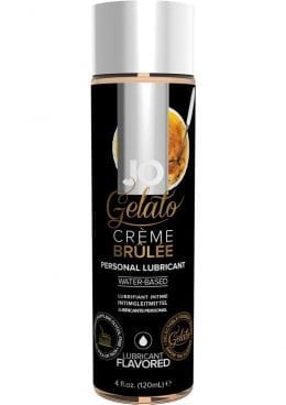 Jo Gelato Water Based Personal Lubricant Creme Brulee 4 Ounce Bottle