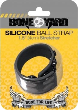 Boneyard Silicone Ball Strap Black