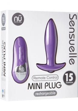 Nu Sensuelle Remote Control Mini Plug Waterproof Purple