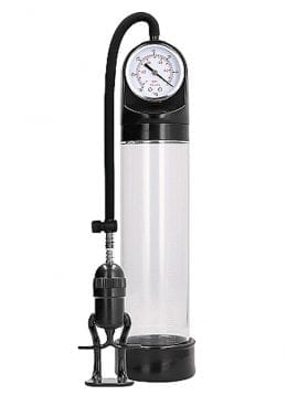 Pumped By Shots Deluxe Penis Pump With Advanced PSI Gauge - Clear