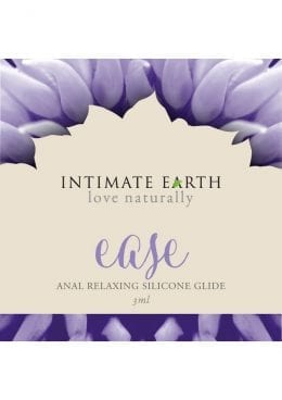 Intimate Earth Ease Anal Relaxing Silicone Glide Lube 3 Milliliter Foil Pack