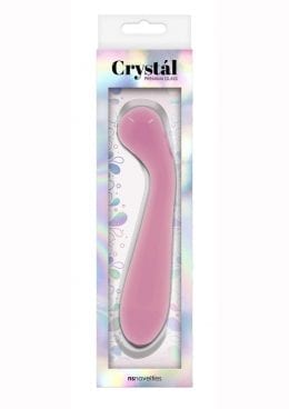 Crystal Glass G-spot Wand Pink