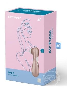 OUR SPECIAL PRICE For YOU! Satisfyer Pro 2 Next Generation Rechargeable Silicone Clitoral Stimulator Waterproof Bronze 6.5 Inch