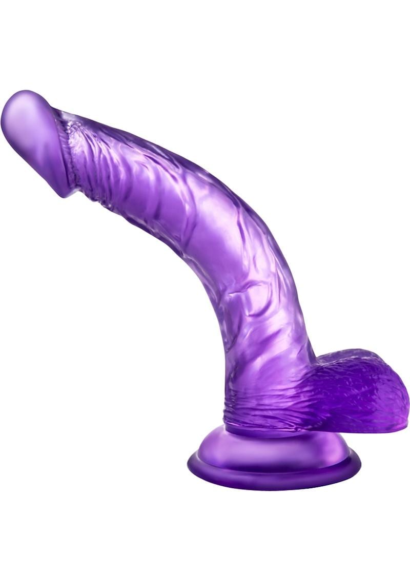 B Yours Sweet N Hard 07 Realistic Dong With Balls Purple 8 Inch