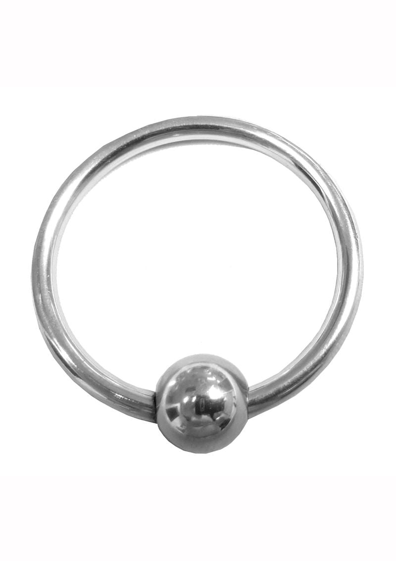 Rouge Stainless Steel Glans Ring W/ball