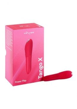 We-Vibe Tango X Rechargeable Clitoral Mini Bullet Vibrator - Cherry Red