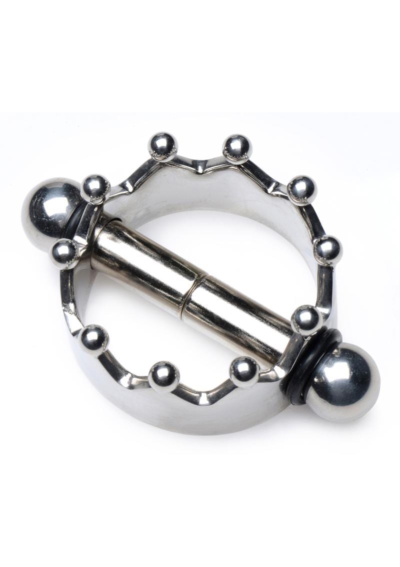 Master Series Crowned Magnetic Crown Nipple Clamps - Stainless Steel