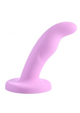 Lazre Silicone Curved Dildo with Suction Cup 6in - Pink