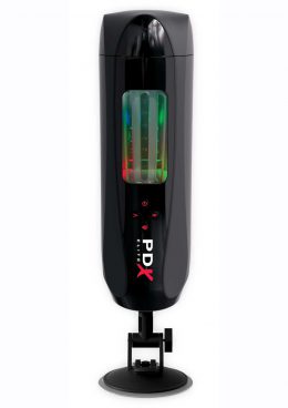 PDX Elite Ultimate Milker 2 Rechargeable Masturbator - Black/Clear