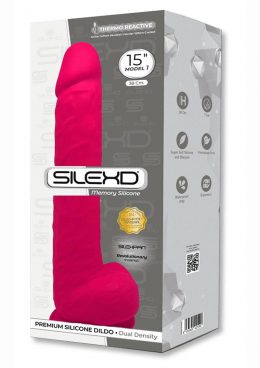 SelixD Model DD03 Silicone Realistic Dual Dense Dildo 15in - Pink