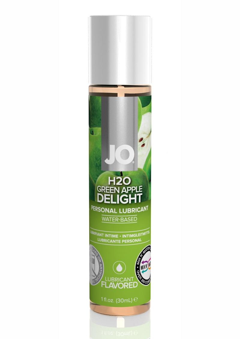 JO H2O Water Based Flavored Lubricant Green Apple Delight 1oz