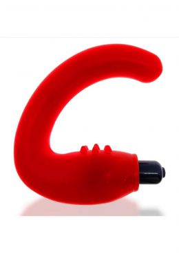 Hunkyjunk Hummer Silicone Vibrating Prostate Pegger - Neon Pink