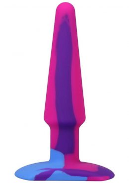 A-Play Groovy Silicone Anal Plug 5in - Magenta/Fuchsia