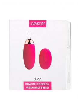 Svakom Elva Remote Control Bullet Vibrator - Pink/Gold