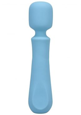 Ritual Euphoria Rechargeable Silicone Wand Vibe - Blue