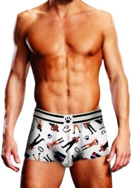 Prowler Spring/Summer 2023 Leather Pride Trunk - Large - White/Black