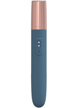 LoveLine The Traveler Rechargeable 10 Speed Travel Vibrator - Blue