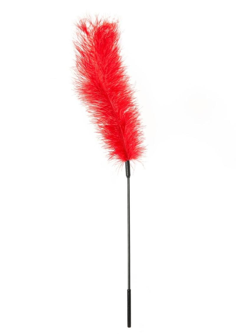 Sportsheets Ostrich Feather Tickler - Red