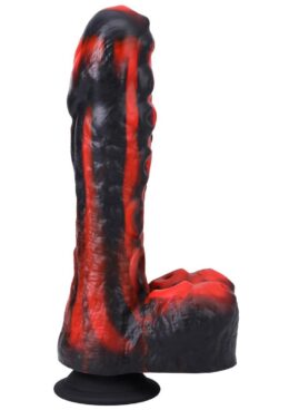 Fort Troff`s Tendrill Thruster Rechargeable Silicone Mini Machine Dildo - Red