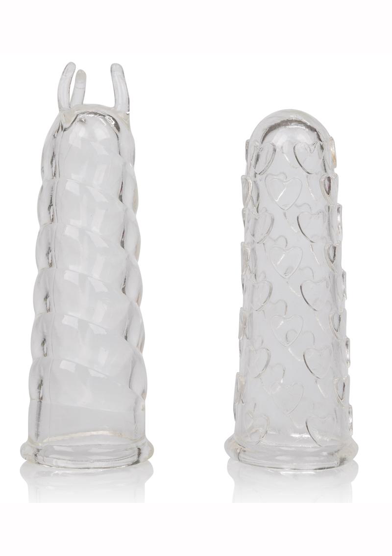 Intimate Play Finger Teasers Silicone Finger Massagers - Clear