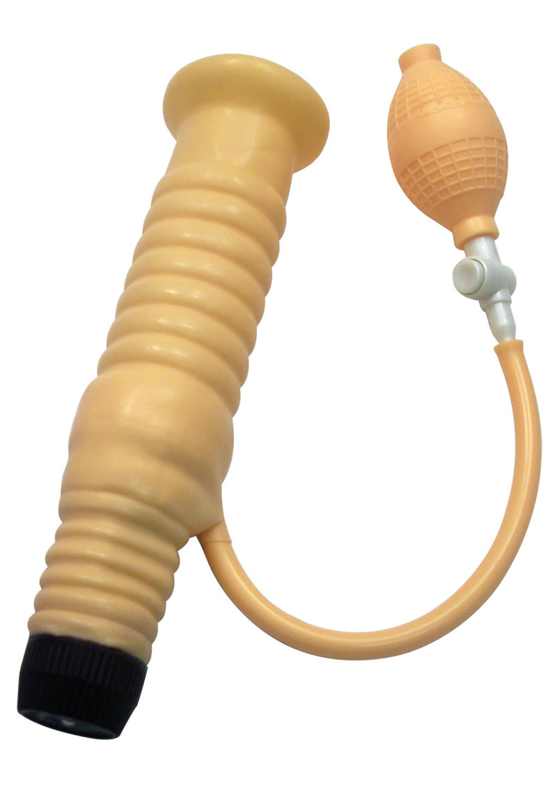 Deluxe Ejaculator Masturbator with Bulb - Vanilla