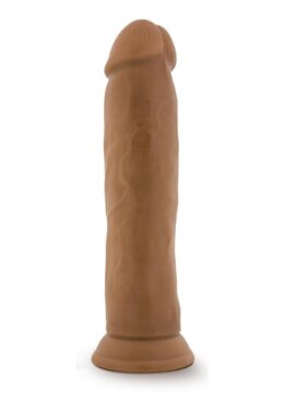 Dr. Skin Platinum Collection Silicone Dr. Henry Dildo with Suction Cup 9in - Caramel