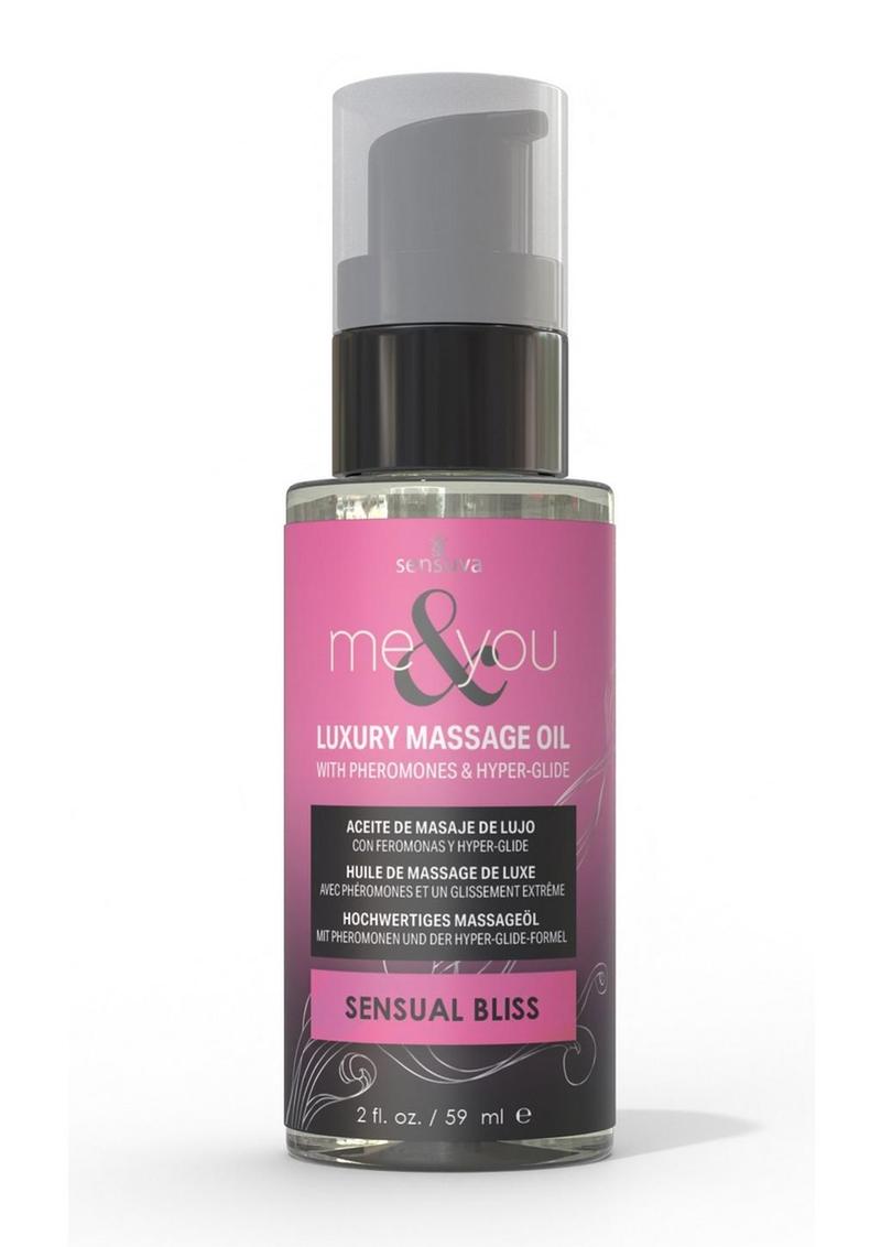 Me and You Pheromone Infused Luxury Massage Oil Sensual Bliss 2oz