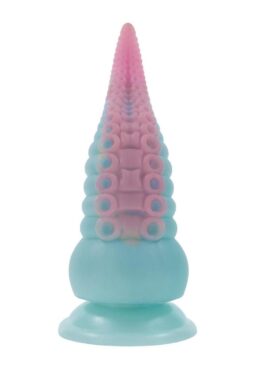 Selopa Stuck on You Rechargeable Silicone Vibrator - Pink/Blue