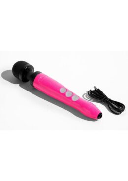 Doxy Die Cast 3R Wand Rechargeable Vibrating Body Massager - Hot Pink