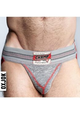 Champ Vintage Sweatshirt Jock - Gray Heather - Medium