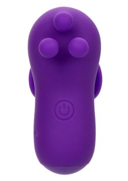 Neon Vibes The Triple Tease Rechargeable Silicone Vibrator - Purple