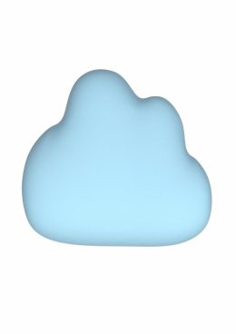 Play With Me Cuddle Cloud Rechargeable Silicone Clitoral Massager - Blue